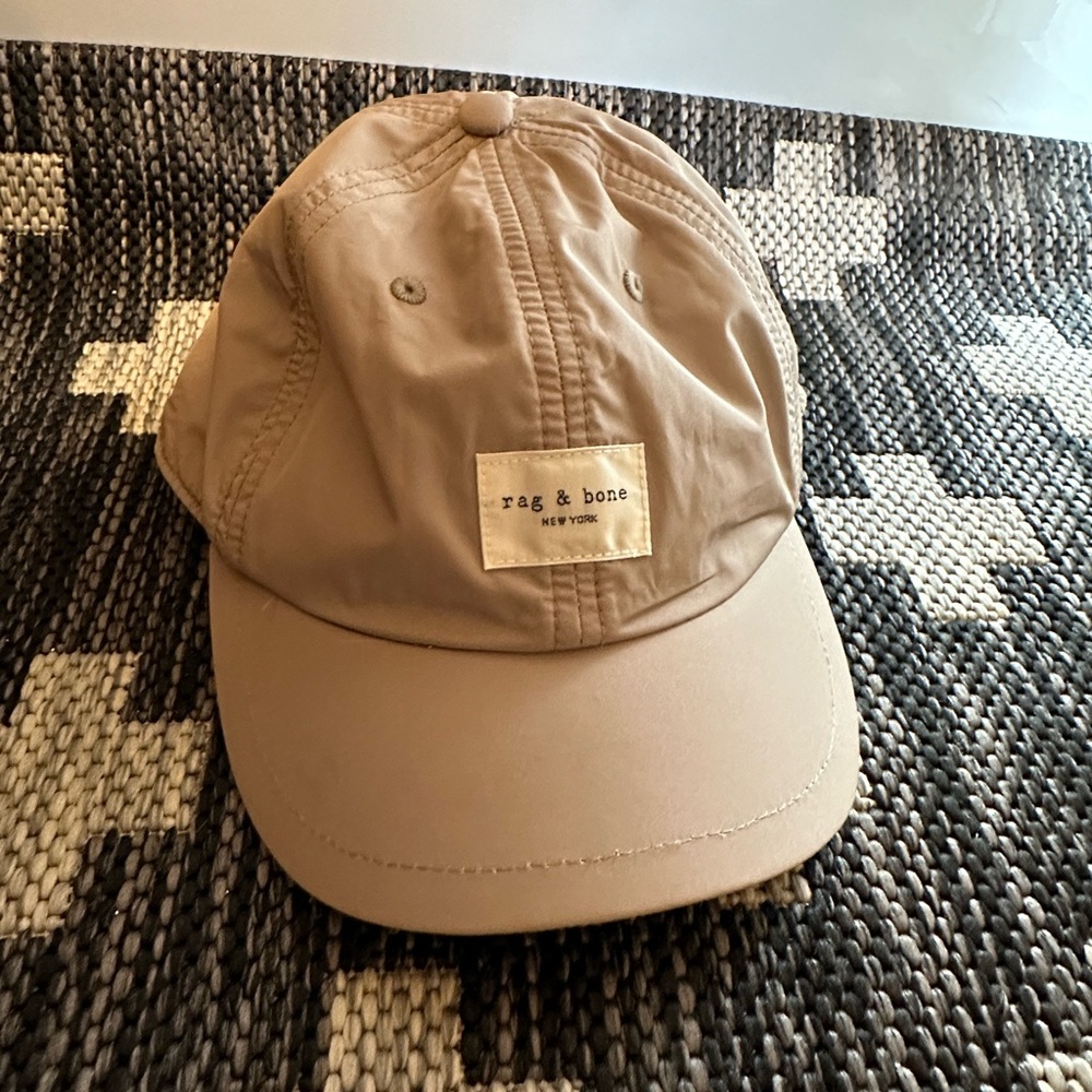 Rag and Bone Addison Baseball Cap Tan/Khaki